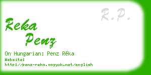 reka penz business card